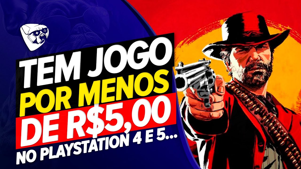 NOVA PROMOÇÃO COM JOGOS NO PS4 e PS5 !!! TEM JOGOS AAA POR R$5,00 REAIS !!!