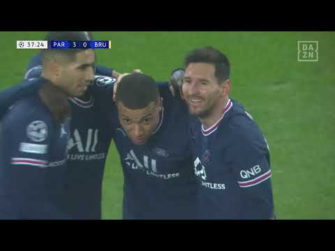 Messi mit einem Messi-Tor. | DAZN