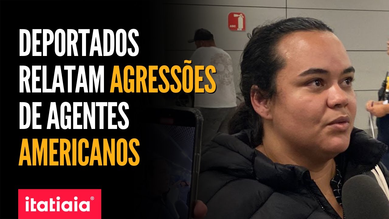 DEPORTADOS CHEGAM A BH E RECLAMAM DE AGRESSÕES DE AGENTES AMERICANOS