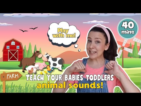 Learn Animal Sounds with Ms Rachel - Animal Sounds, Nursery Rhymes & Kids Songs