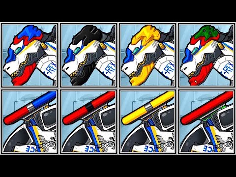 Repair Dino Robot T-Rex Cops - Full Game Play