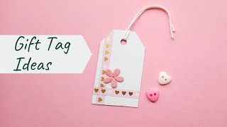 6 DIY Gift Tags | Easy Gift Tag Ideas  | Simple Gift Tags  #gifttags