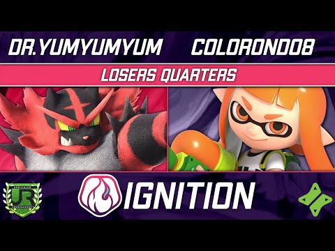 Ignition 257 LOSERS QUARTERS - Dr.YumYumYum (Incineroar) vs Colorondo8 (Inkling)