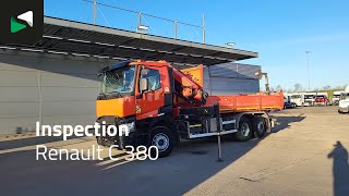 Camion-benne Renault C 380 6X2 Palfinger PK16002 Crane + Tipper Euro 6 | Image 4 - Autoline