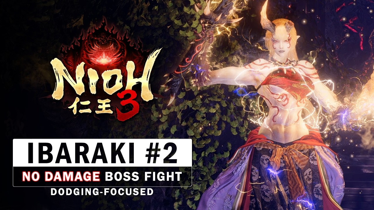 Nioh 3 - Ibaraki Doji #2 Boss Fight (No Damage)