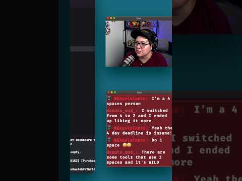 4 vs 2 spaces watch till the end... thumbnail