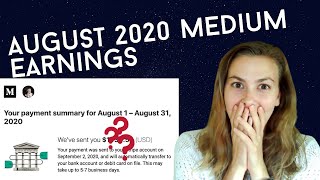 THIS is how much Medium paid me August 2020 - LIVE REVEAL