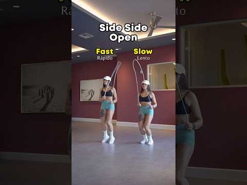 Learn the side side open jumping rope in 5 seconds ✨