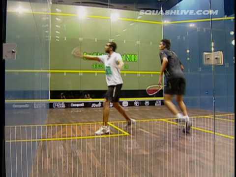 Saudi 2009: Ashour vs Shorbagy - Great Rally #1