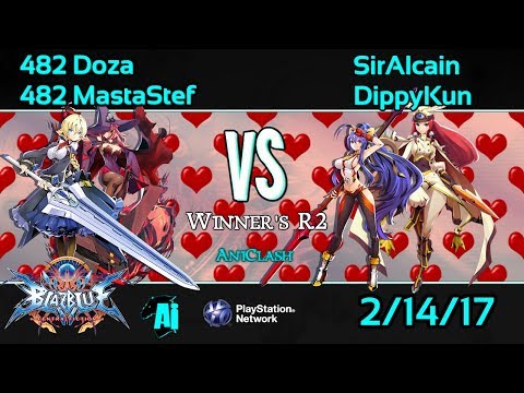 AniClash V Day Waifu Wars - 482 MastaStef/482 Doza vs SirAlcain/DippyKun Winner's R2 - BBCF