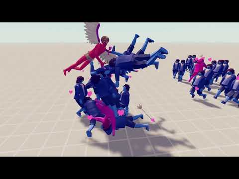 [TABS Short Clips]: Cupid vs halflings! - Totally Accurate Battle Simulator