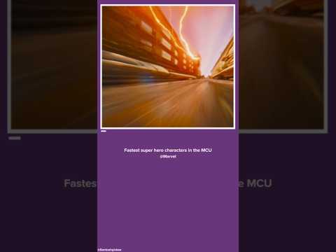 fastest superhero characters in the Marvel universe....#marvel