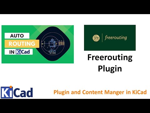 73 "Freerouting" Plugin for Autorouting, installation and utilizing in KiCad.