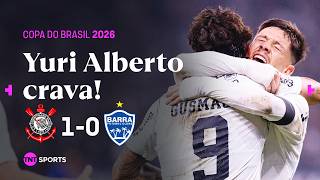 YURI ALBERTO FAZ GOLAÇO DE CAVADINHA E TIMÃO AVANÇA NA COPA DO BRASIL I CORINTHIANS 1 X 0 BARRA