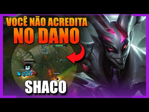 NUNCA DIVE UM SHACO TOP FULL AP! COMO JOGAR DE SHACO AP RUNAS E BUILD | League of Legends br