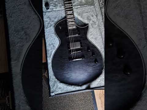 ESP LTD EC-2015 40th Anniversary Series in stunning Trans Satin Black finish guitar #shorts