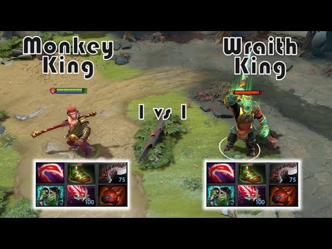 Monkey King vs Wraith King | Same items | King vs King 😱😱 | Who win?