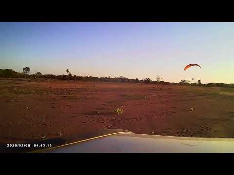 Decolagem e pouso com meu paramotor  rx 180