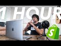 I Built A Profitable Shopify Store In 1 Hour