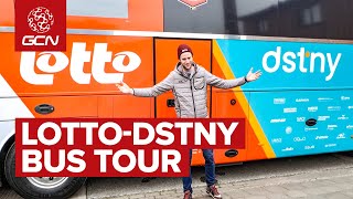 Inside Team Lotto-Dstny’s Bus