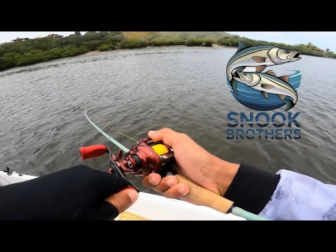 Pescaria de Robalo com MicroJig e Camarão artificial! HOJE FOI DIFERENTE!! Primeira da SnookBrothers