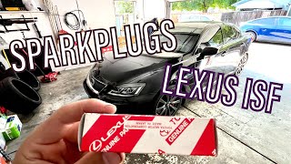2008 Lexus IS-F Sparkplugs Install