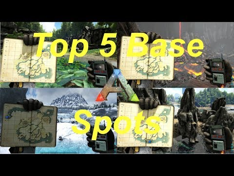 Ark Survival Evolved Top 5 Base Locations(The Island)