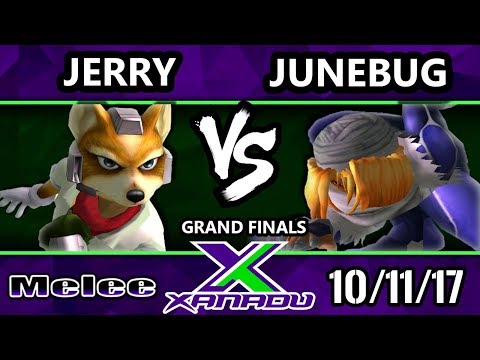 S@X 223 Melee - Jerry (Fox) Vs. Junebug (Sheik, Marth) - Smash Melee Grand Finals - SSBM
