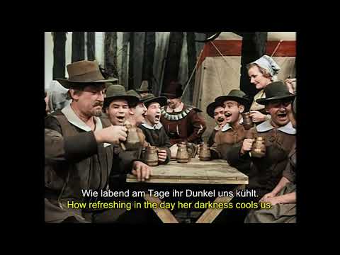 Der Freischütz: Hunters' chorus [German and English subtitles]