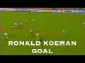 Ronald Koeman long range free kick