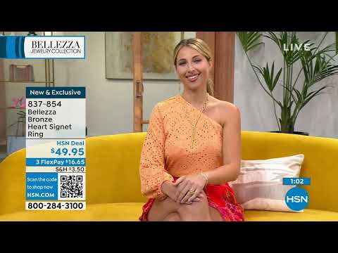 Bellezza Bronze Heart Signet Ring