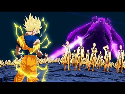 Naruto & Sasuke vs Goku 🔥 Epic Anime Battle | Fan Animation