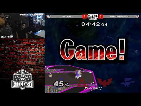 CFL Smackdown 250 Melee - Drunksloth + Harriet vs Kuya + Lean- Doubles LF
