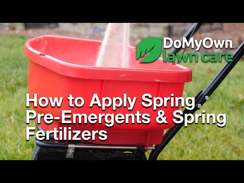  How to Apply Spring Pre-Emergents & Spring Fertilizers Video 