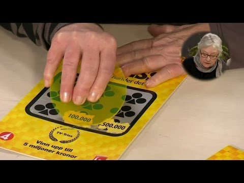 Kristina skrapar Triss - Nyhetsmorgon (TV4)