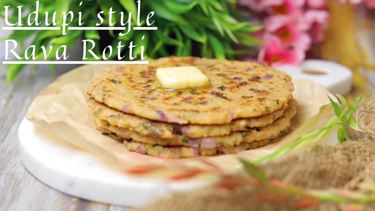 Udupi special Rava Rutti | Sajjige Rotti | Easy breakfast recipe | 10 minutes Suji Breakfast recipe