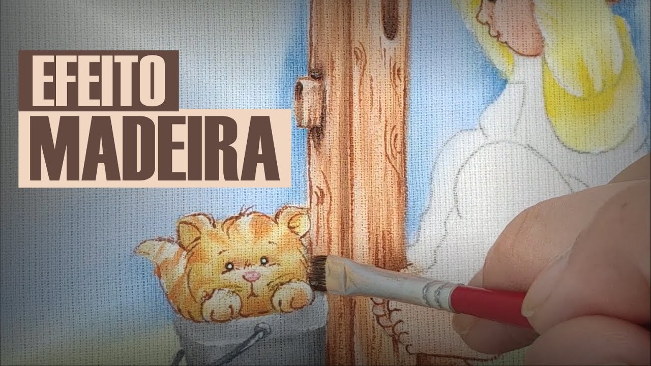 MADEIRA: Como pintar e dar o efeito natural de uma madeira!