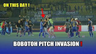 BOBOTOH PITCH INVASION❗️  BHAYANGKARA FC vs PE
