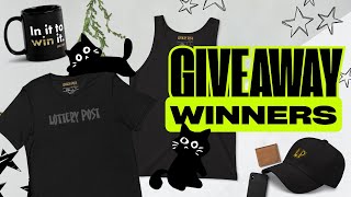 Lottery Post 25th Anniversary Giveaway #3 Winners and Results