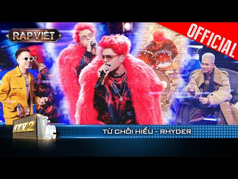 Rhyder thể hiện khả năng rap và đánh trống điêu luyện trong Từ Chối Hiểu | Rap Việt 2023 [LiveStage]