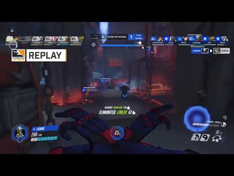 Jjonak kills an ulting Genji and shuts down the Tracer with ease # Overwatch Moment