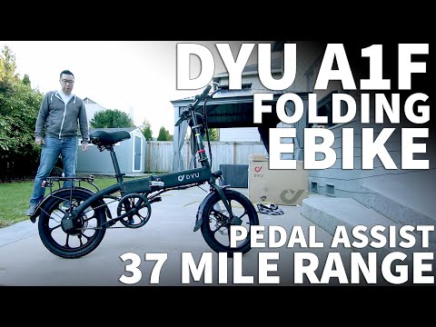 фото складной электрический велосипед dyu af1 0