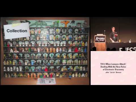 DEF CON 16 - John "Jur1st" Benson: When Lawyers Attack!