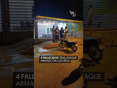 Baba, Los Ríos: ataque en salón de eventos dejó 4 muertos y 3 heridos.