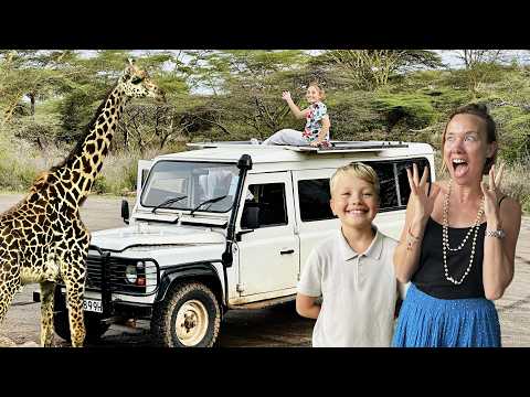 SAFARI möter lejon & mamma är rädd! Kenya VLOGG
