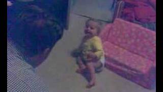 Alisha's first steps