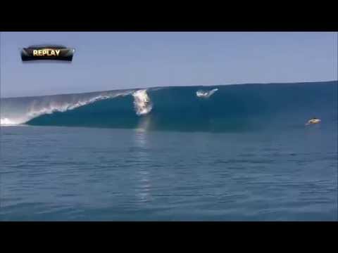 Taumata Puhetini Severe Wipeout at Teahupo'o 2014
