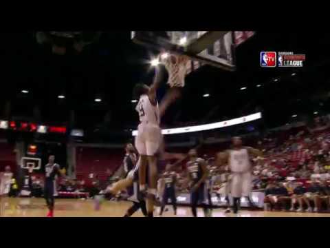 NBA FULL 2017 Jaron Johnson DUNK