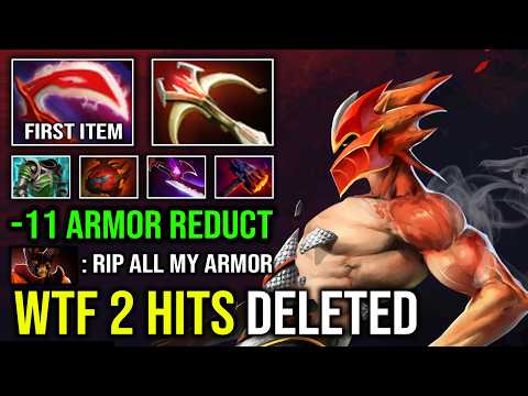WTF 2 HITS DELETED Max Desolator AC 11 Armor Reduction Hit Like a Truck Dragon Knight Dota 2