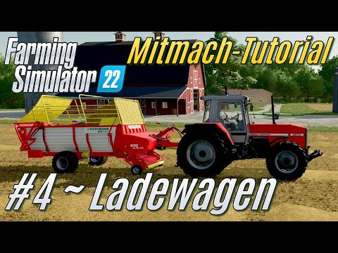 LS22 Tutorial #4: Buying a Loader Wagon [German]